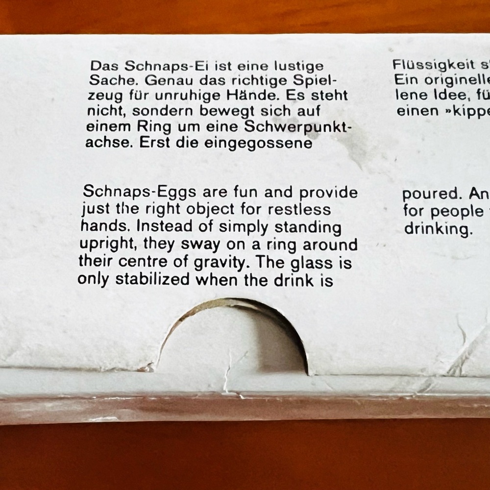 UNIQUE & RARE MCM ROSENTHAL SCHNAPS-EI GLASSES - Picture 3 of 8